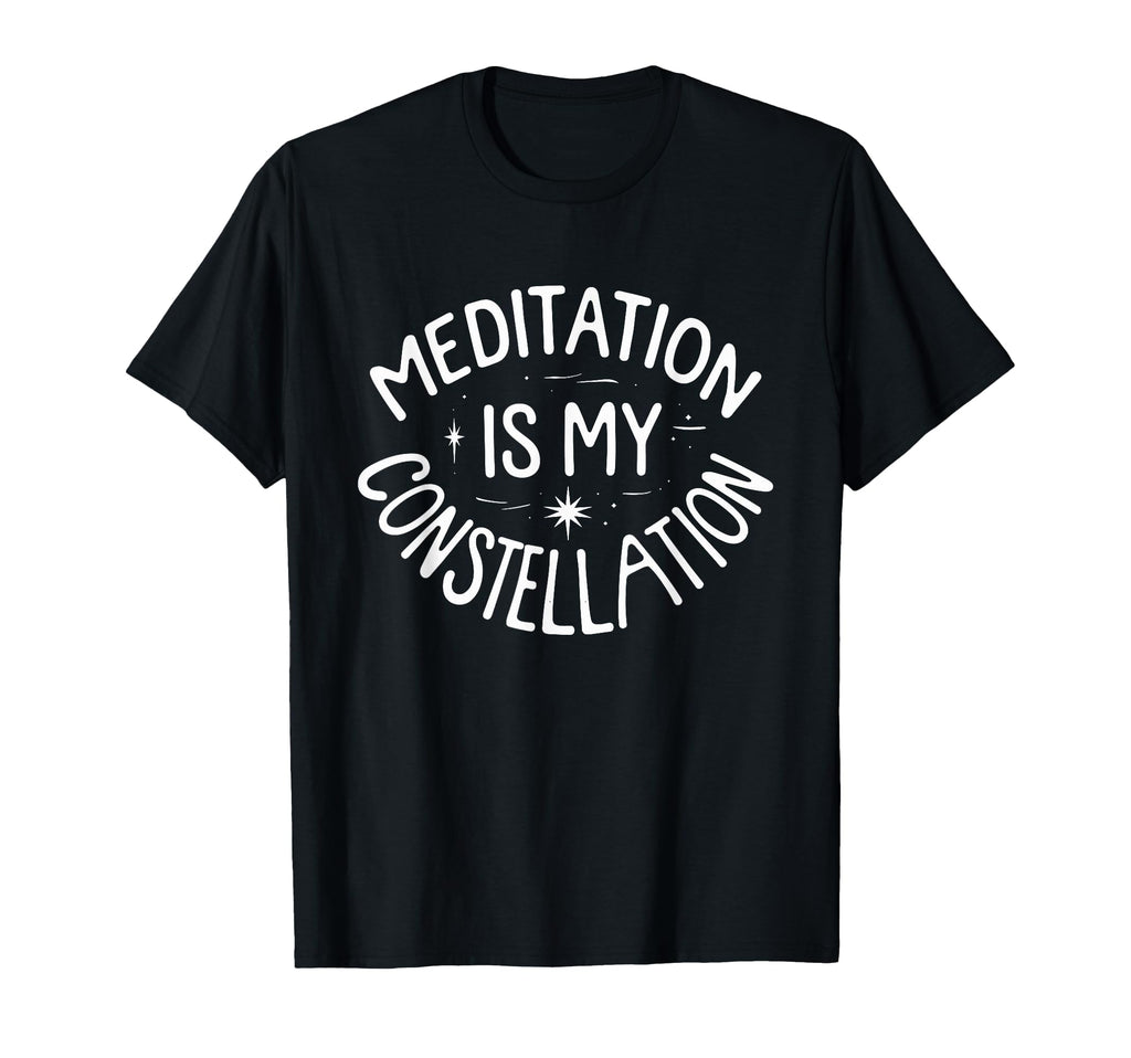 Meditation Astrology Connection T-Shirt - Minimalist Print for Adults - T-Shirt, Sweatshirt, Hoodie