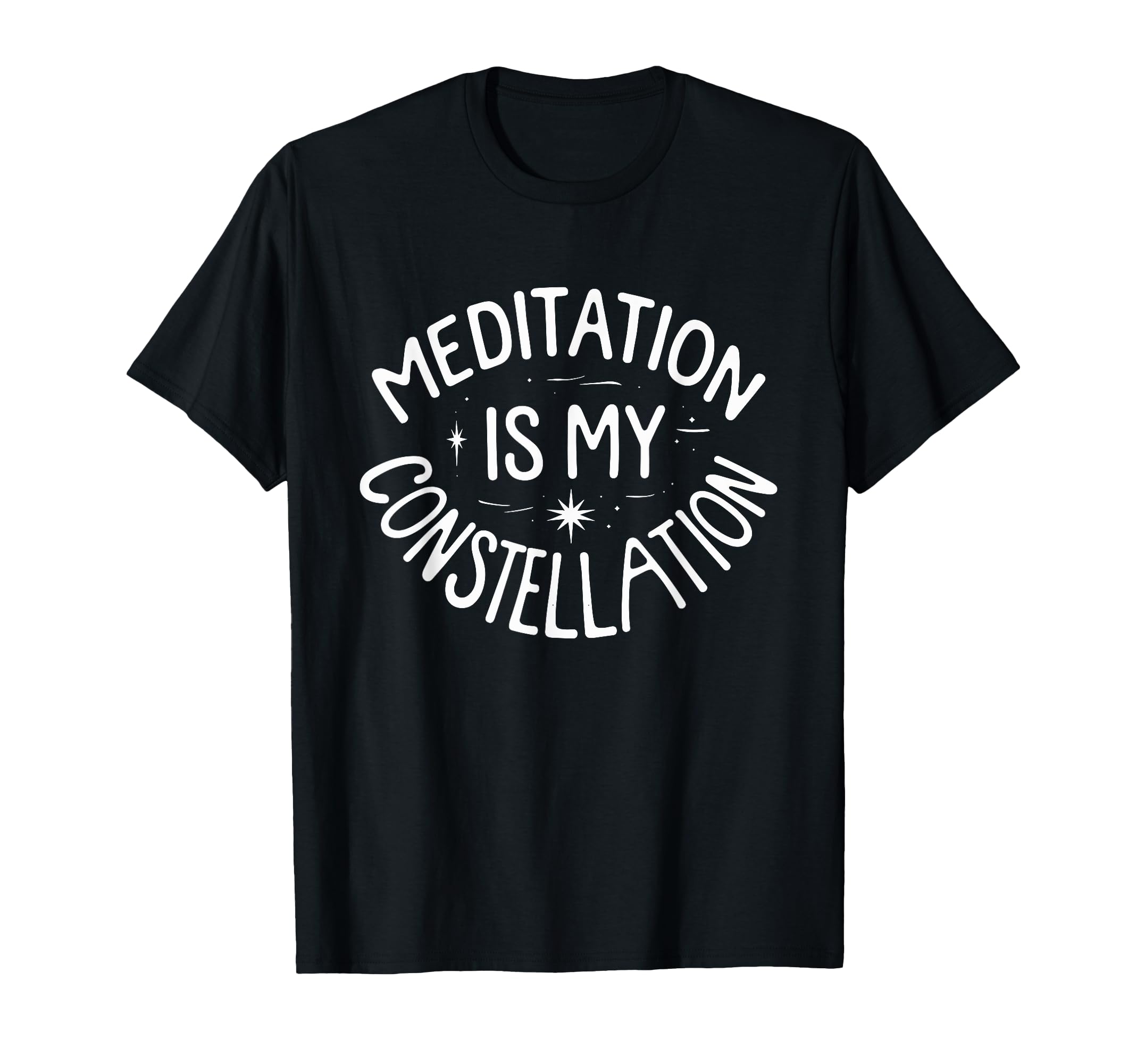 Meditation Astrology Connection T-Shirt - Minimalist Print for Adults - T-Shirt, Sweatshirt, Hoodie