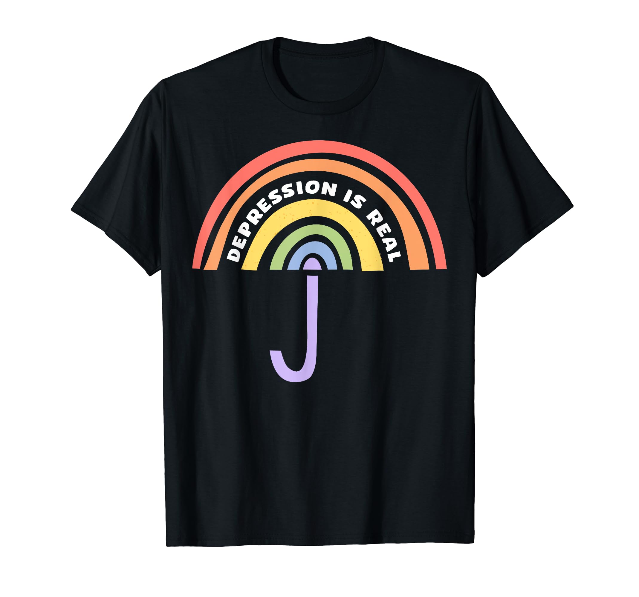 Depression Is Real Depression Mental T-Shirt - Aesthetic Graphic Men Women - T-Shirt, Sweatshirt, Hoodie