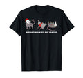 Overstimulated But Festive Possum Funny T-Shirt - Minimalist Print Unisex - T-Shirt, Sweatshirt, Hoodie