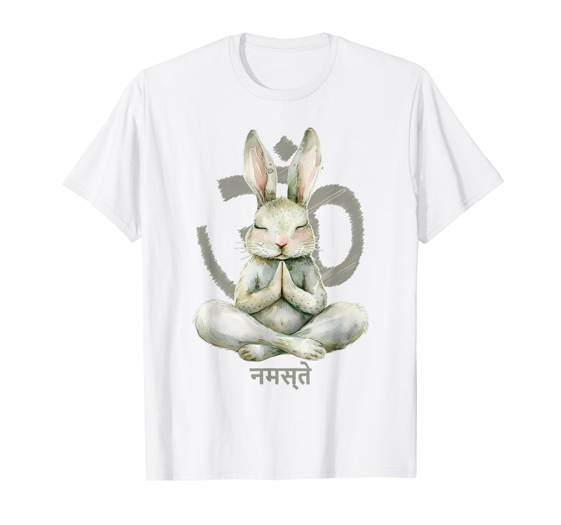 Yoga Rabbit Zen Meditation Mindfulness T-Shirt - Graphic Print Men Women - T-Shirt, Sweatshirt, Hoodie