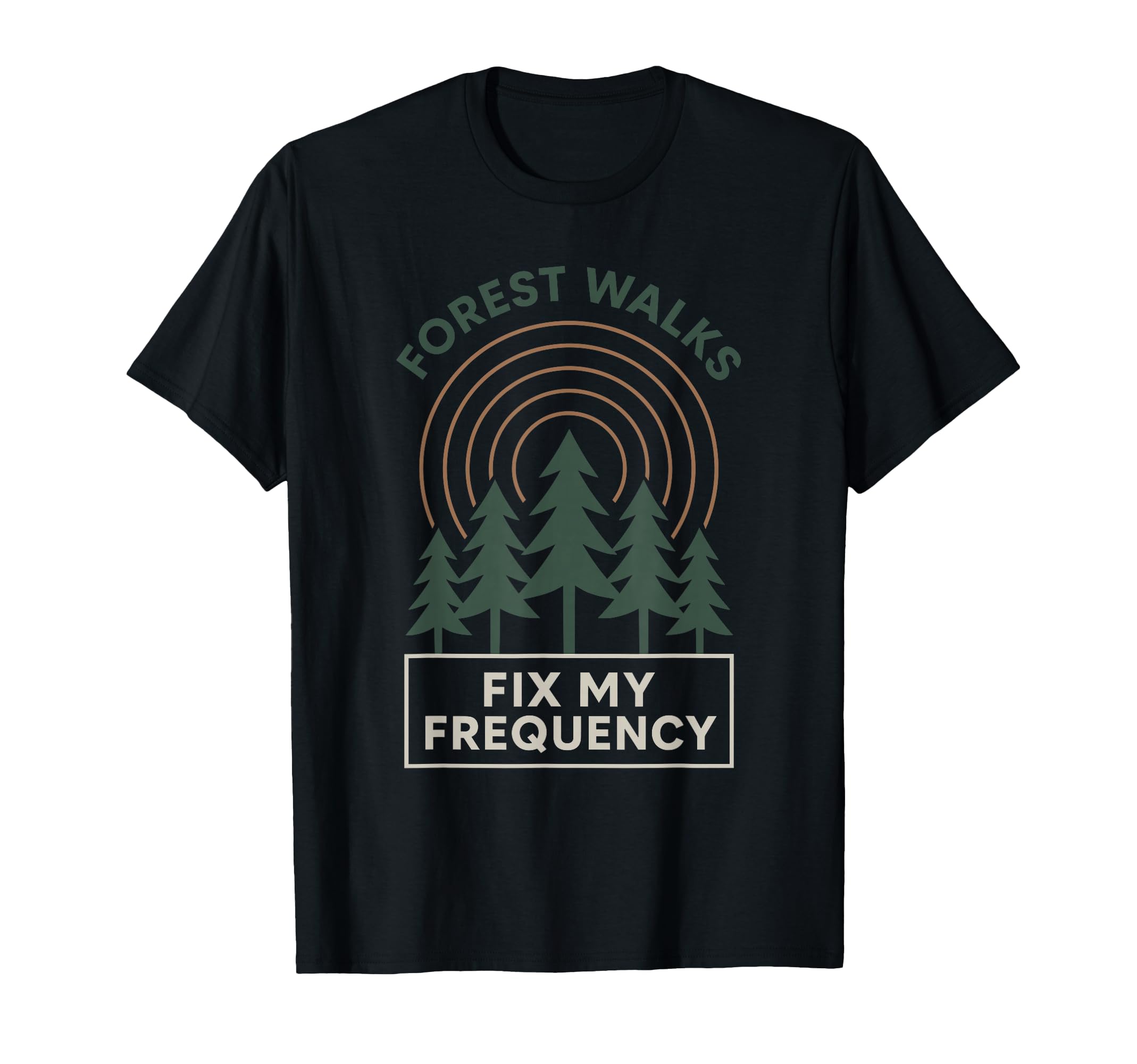 Forest Walk Overthinker Mental Reset T-Shirt - Trendy Graphic for Adults - T-Shirt, Sweatshirt, Hoodie