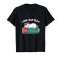 Low Social Battery Funny Introvert T-Shirt - Minimalist Print Men Women - T-Shirt, Sweatshirt, Hoodie