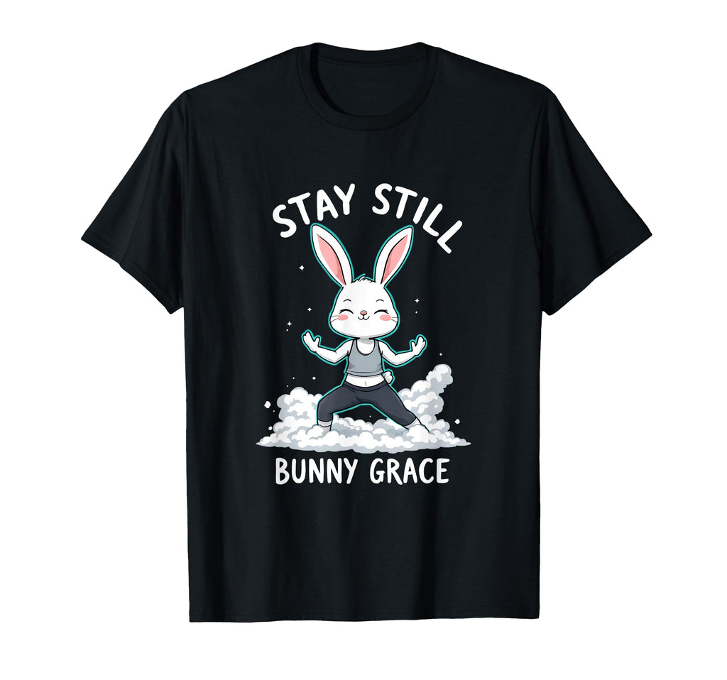 Fitness Bunny Lovers Mindful Yoga T-Shirt - Trendy Graphic for Adults - T-Shirt, Sweatshirt, Hoodie