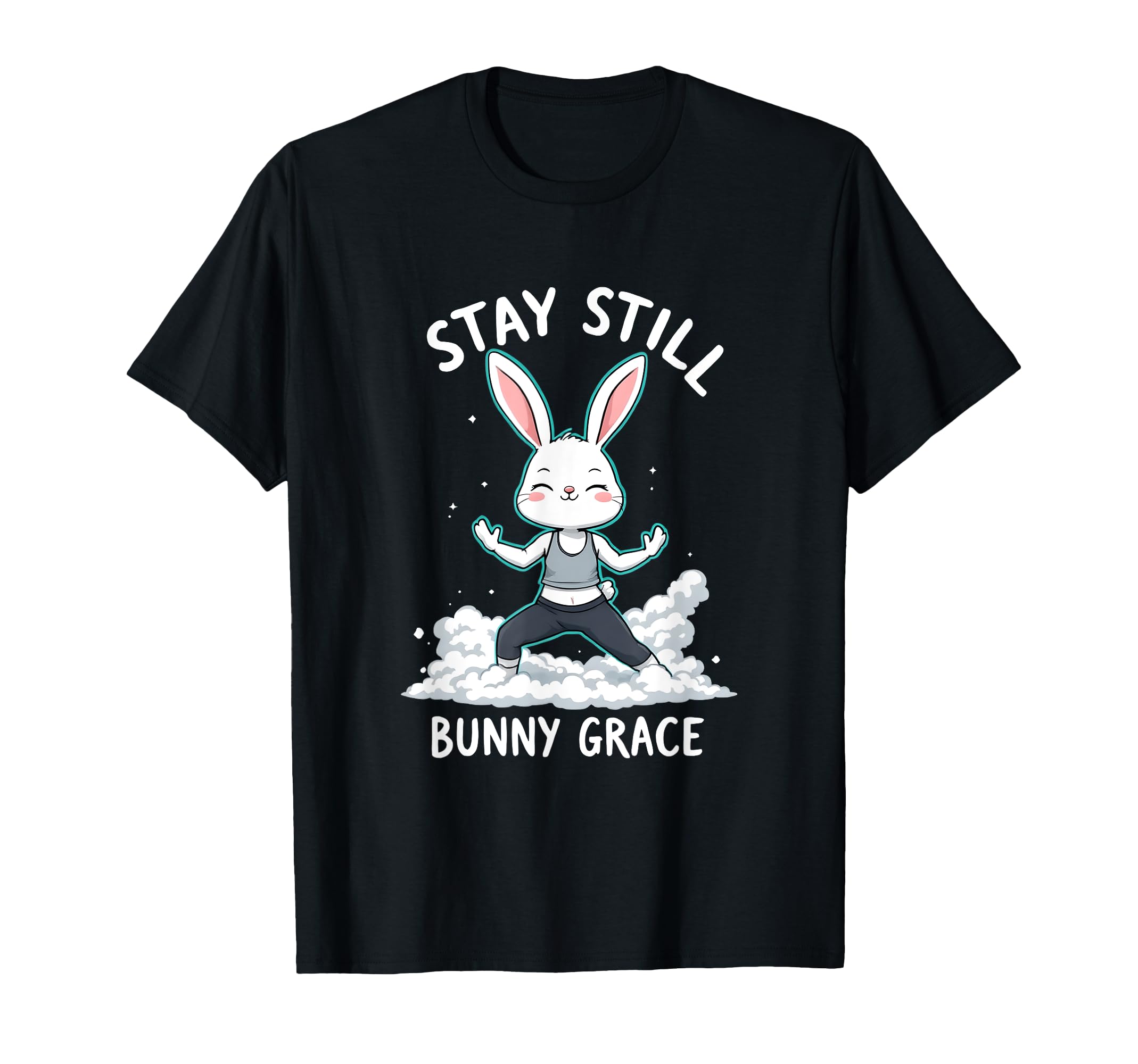 Fitness Bunny Lovers Mindful Yoga T-Shirt - Trendy Graphic for Adults - T-Shirt, Sweatshirt, Hoodie