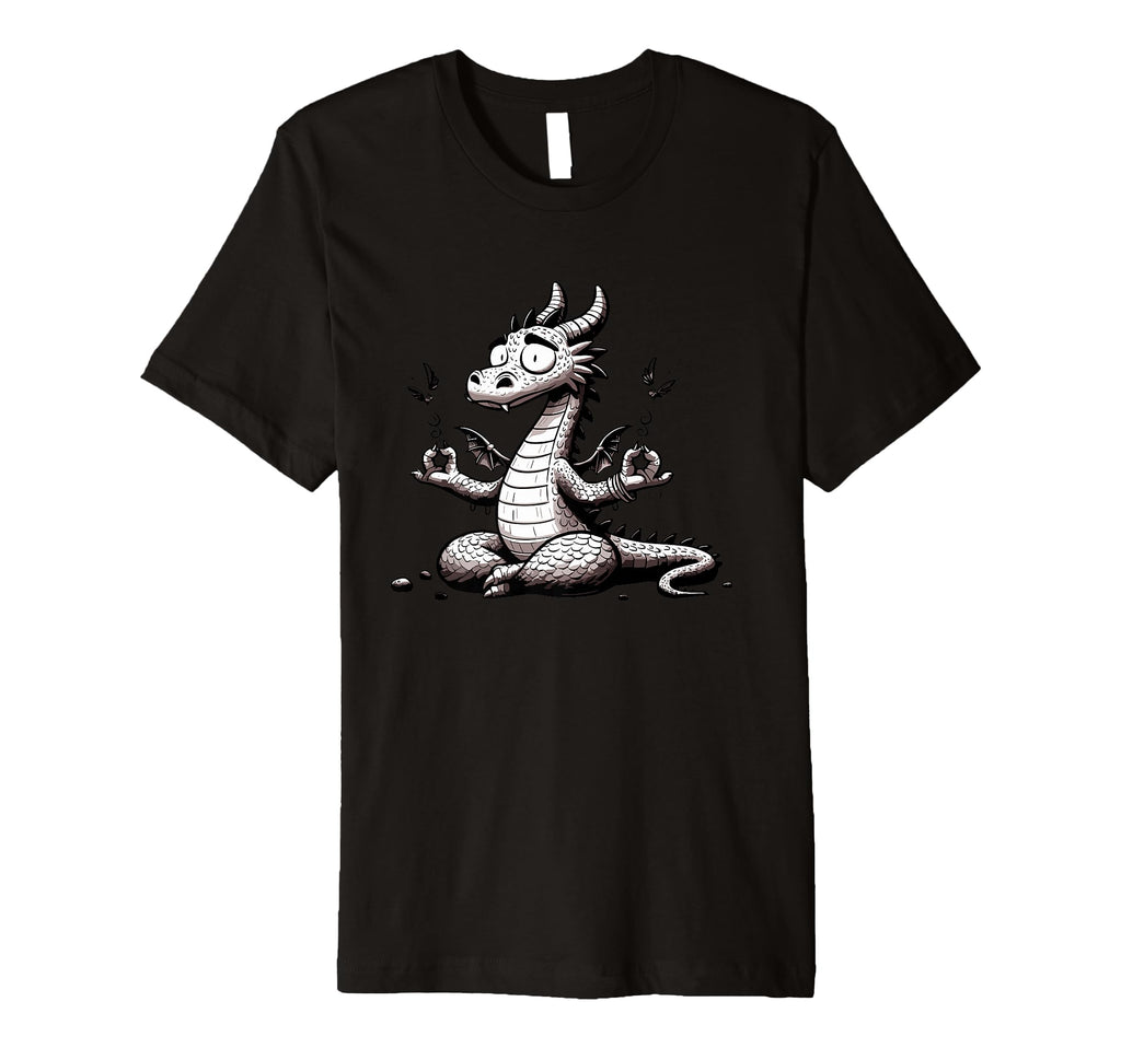 Meditation Dragon Yoga Pose Relaxing T-Shirt - Trendy Graphic for Adults - T-Shirt, Sweatshirt, Hoodie