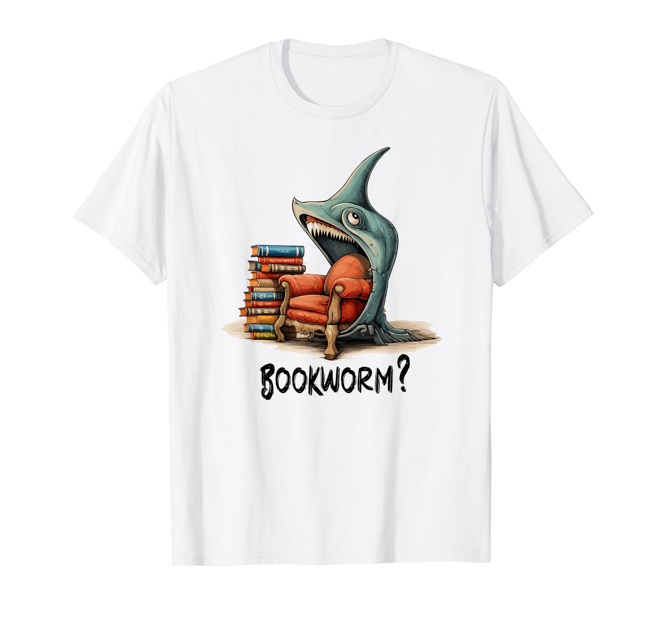 Booktrovert Bookworm Im Jawsome Book T-Shirt - Custom Art Print Unisex - T-Shirt, Sweatshirt, Hoodie