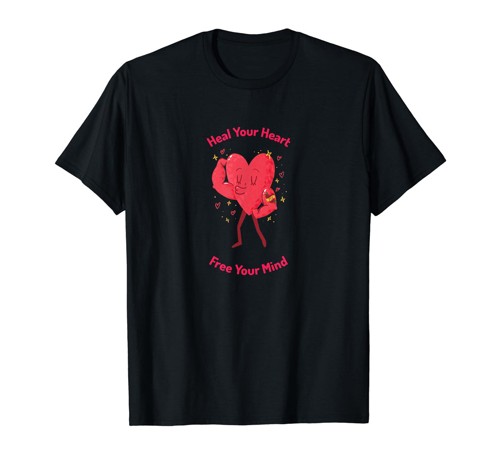 Mental Health Heart T-Shirt - Unique Graphic for Adults - T-Shirt, Sweatshirt, Hoodie