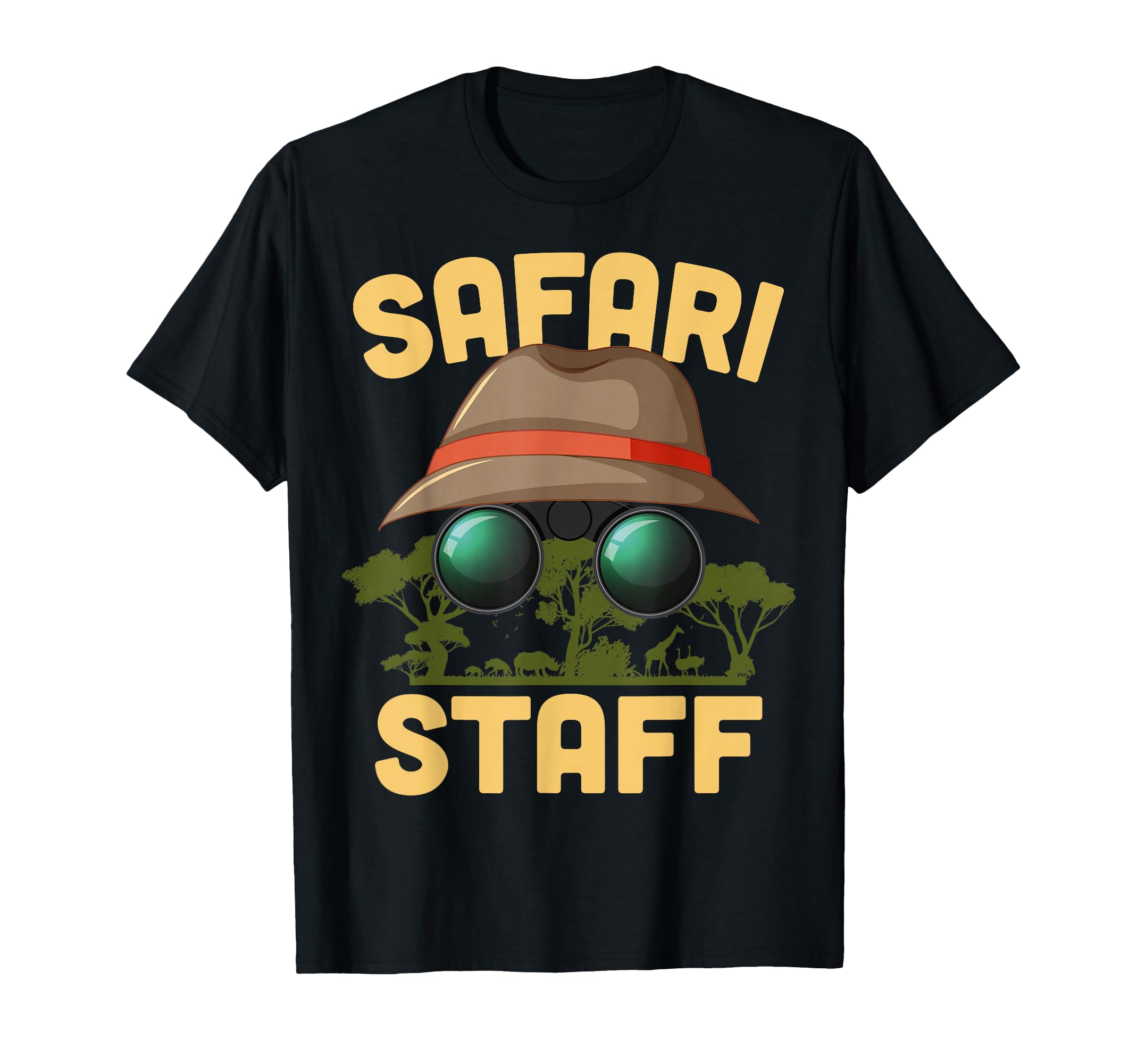 Safari Staff Art Zookeeper Costume Zoo T-Shirt - Graphic Print Unisex - T-Shirt, Sweatshirt, Hoodie