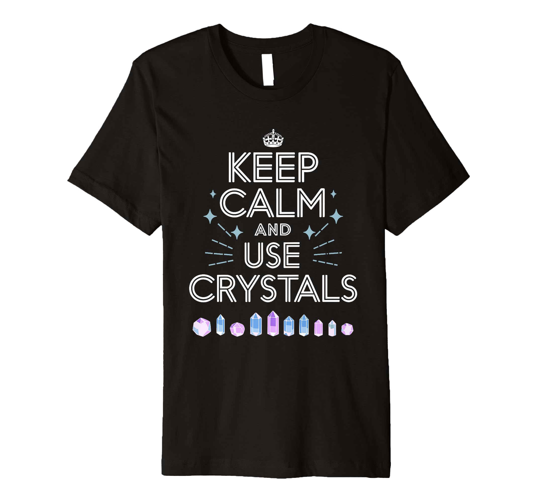 Healing Crystals Energy Stones Chakra T-Shirt - Minimalist Print Men Women - T-Shirt, Sweatshirt, Hoodie