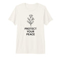 Protect Your Peace Floral Minimalist T-Shirt - Custom Art Print Men Women - T-Shirt, Sweatshirt, Hoodie