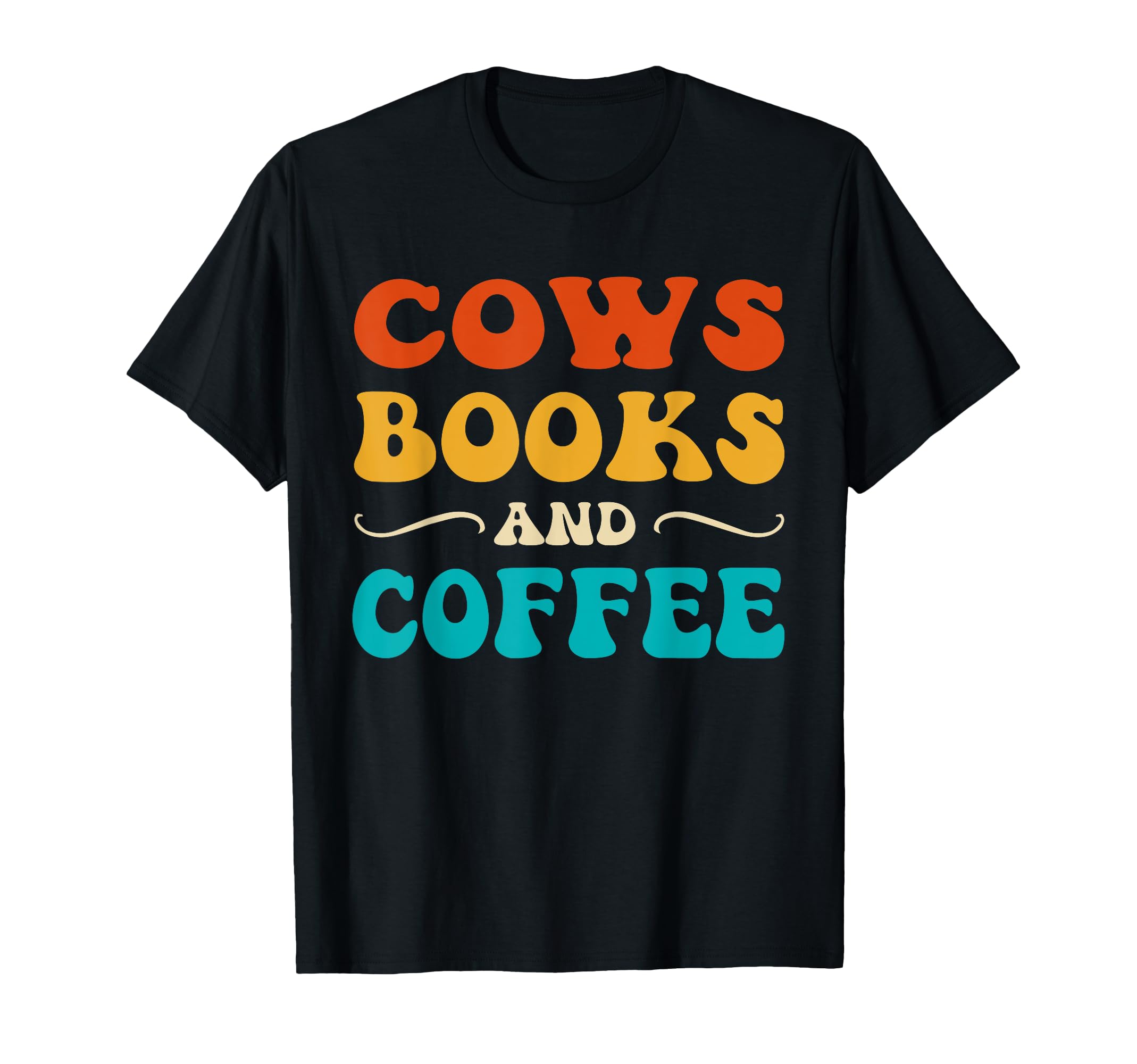 Groovy Funny Cows Books And T-Shirt - Casual Everyday Wear for Adults - T-Shirt, Sweatshirt, Hoodie