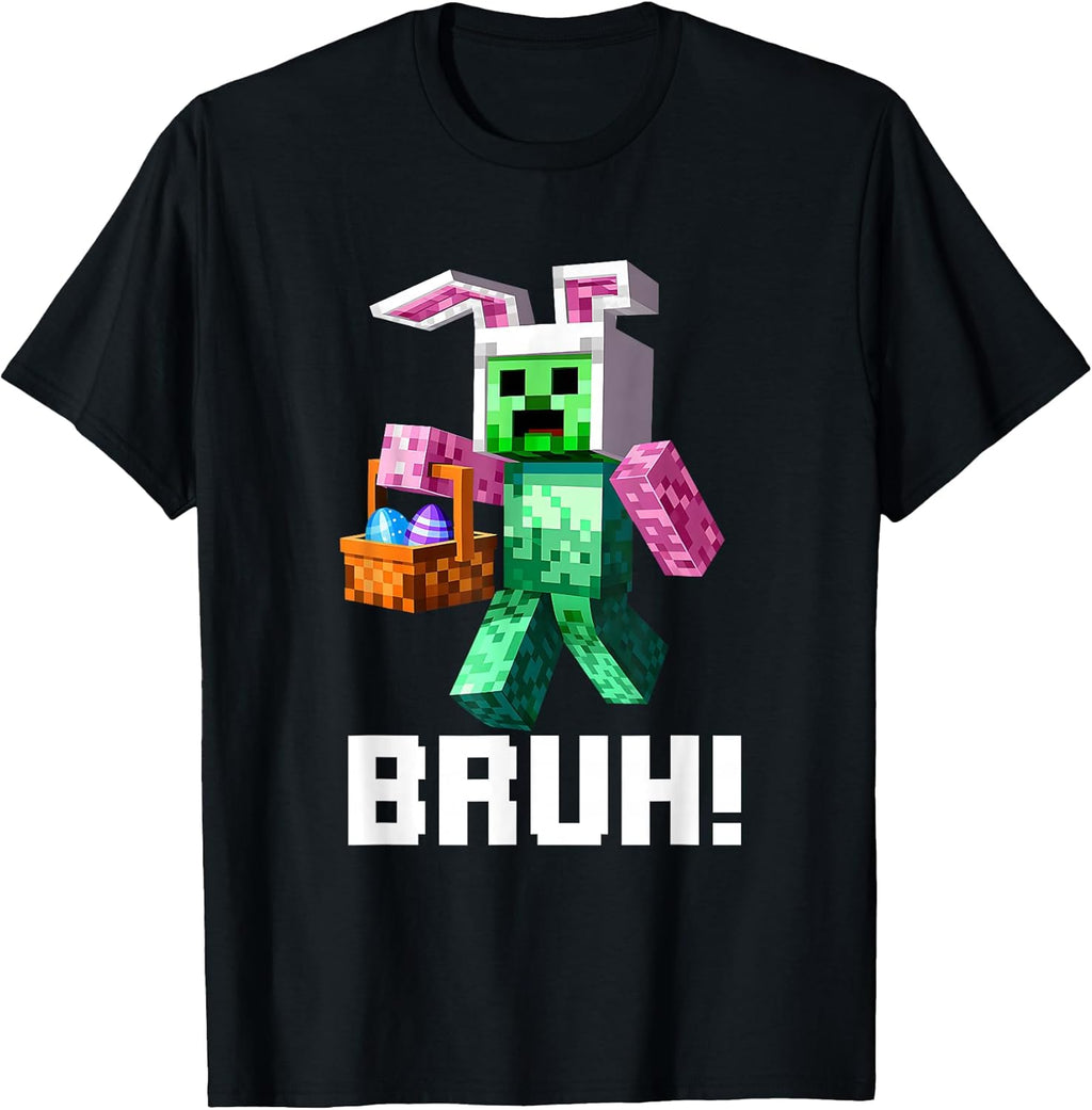 Bunny Bruh Meme Easter Day Teens Boys Kids Unisex T-shirt, Sweatshirt, Hoodie, Long Sleeve Tee - T-Shirt, Sweatshirt, Hoodie