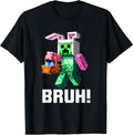 Bunny Bruh Meme Easter Day Teens Boys Kids Unisex T-shirt, Sweatshirt, Hoodie, Long Sleeve Tee - T-Shirt, Sweatshirt, Hoodie