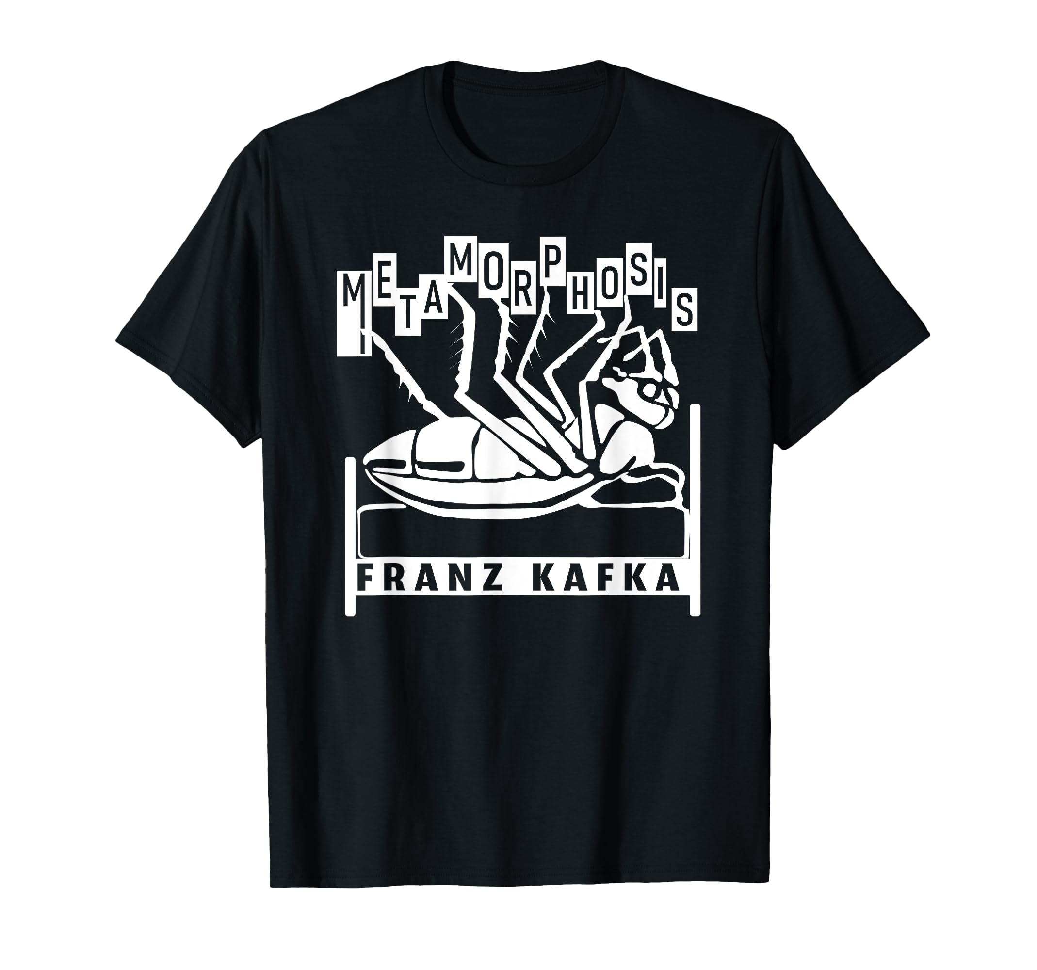 Franz Kafka Vermin Transformation T-Shirt - Trendy Graphic for Adults - T-Shirt, Sweatshirt, Hoodie