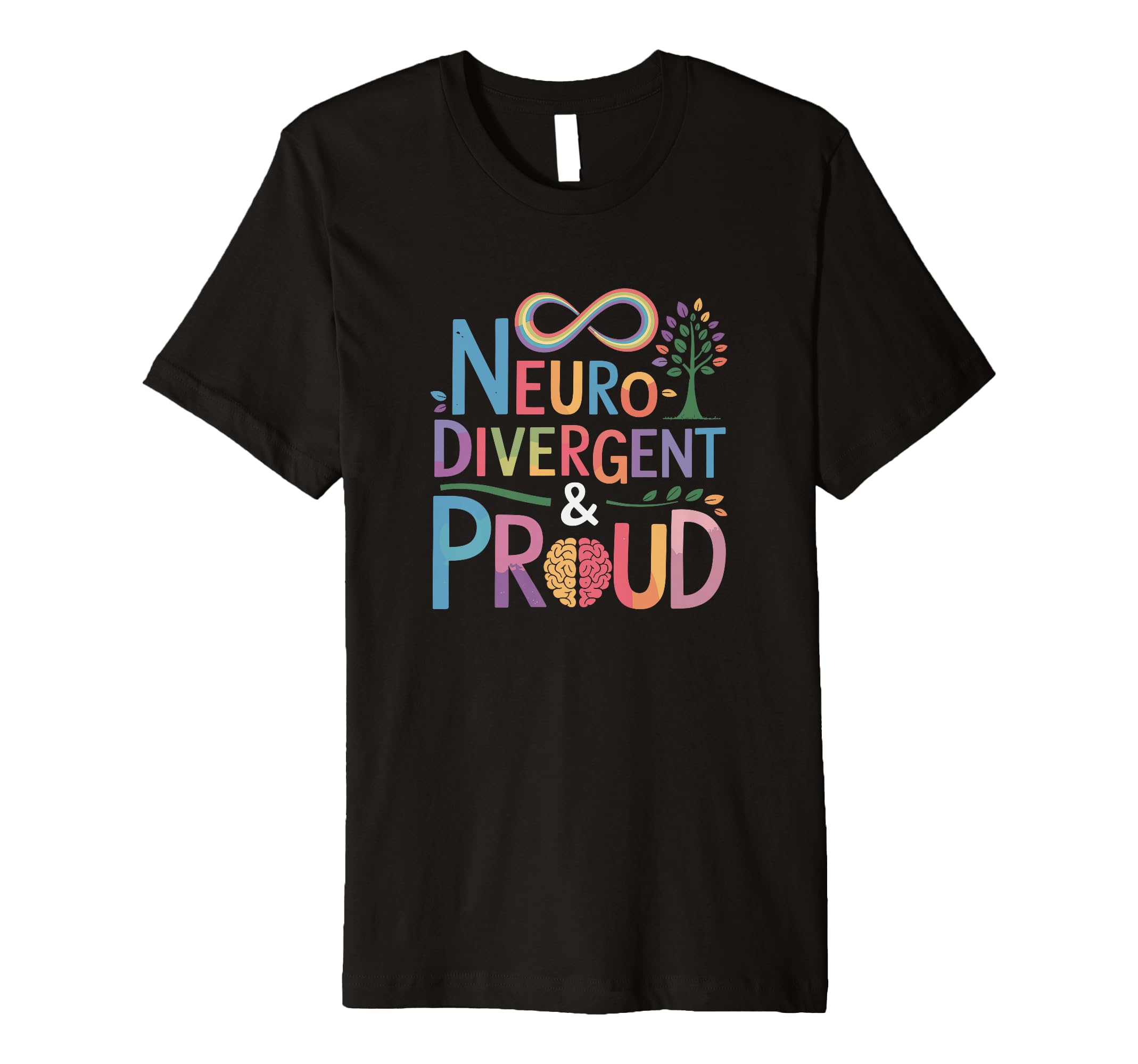 Neurodivergent Proud Autism Inclusion T-Shirt - Minimalist Print Men Women - T-Shirt, Sweatshirt, Hoodie