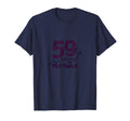 59 And Living Plot Twist Birthday T-Shirt - Minimalist Print for Adults - T-Shirt, Sweatshirt, Hoodie