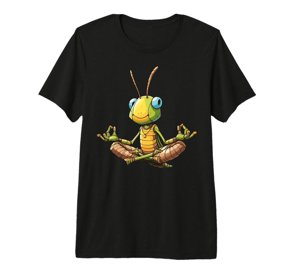 Meditation Grasshopper Yoga Pose T-Shirt - Novelty Apparel Men Women - T-Shirt, Sweatshirt, Hoodie