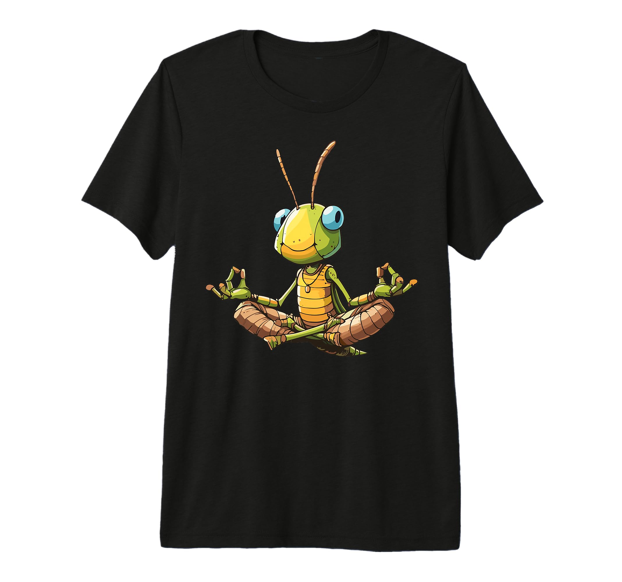 Meditation Grasshopper Yoga Pose T-Shirt - Novelty Apparel Men Women - T-Shirt, Sweatshirt, Hoodie