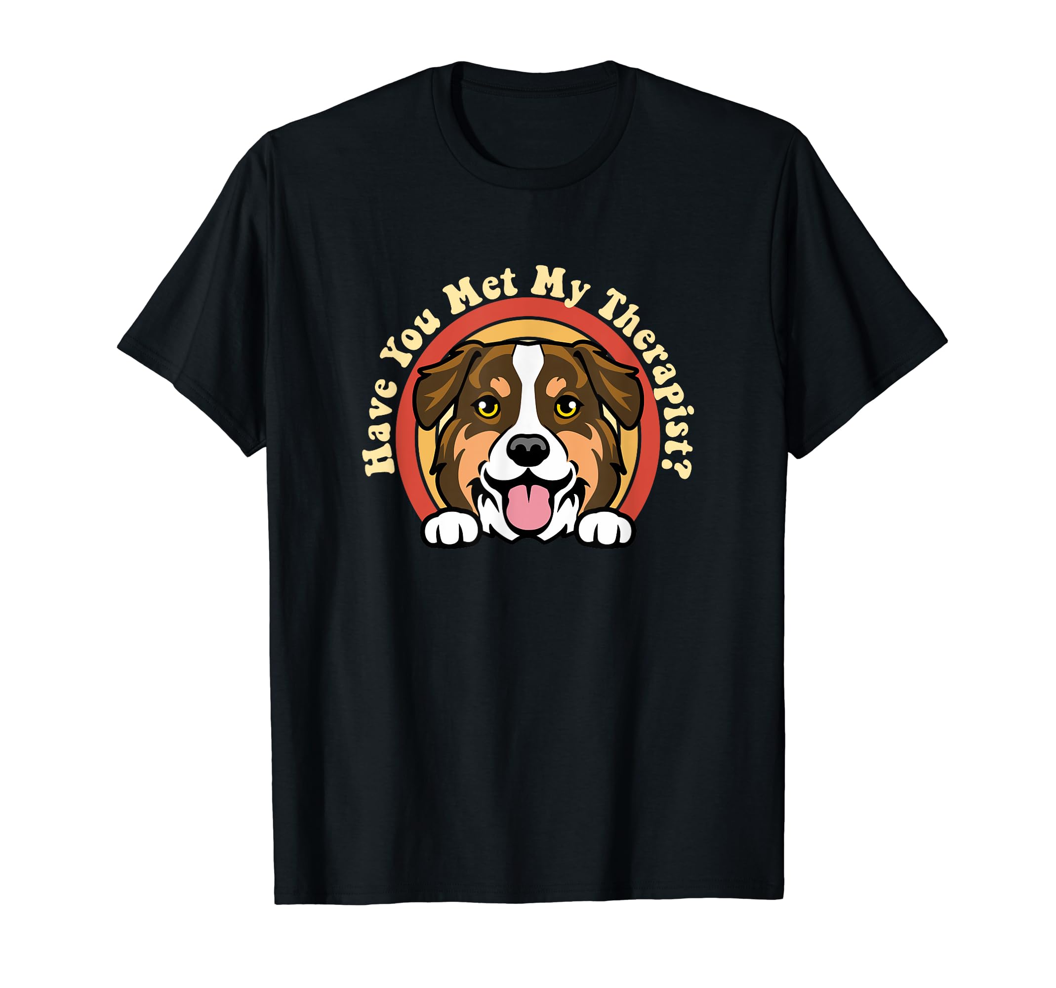 Emotional Support Therapy Dog T-Shirt - Custom Art Print for Adults - T-Shirt, Sweatshirt, Hoodie