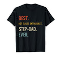 Best Hot Sauce Enthusiast Step Dad T-Shirt - Aesthetic Graphic for Adults - T-Shirt, Sweatshirt, Hoodie
