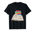 Inhale Books Exhale Knowledge Bookworm T-Shirt - Novelty Apparel Unisex - T-Shirt, Sweatshirt, Hoodie