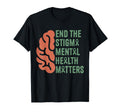 Mental Health Awareness Ribbon Items T-Shirt - Unique Graphic Men Women - T-Shirt, Sweatshirt, Hoodie