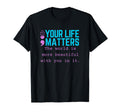 Suicide Prevention Semicolon Your T-Shirt - Minimalist Print Men Women - T-Shirt, Sweatshirt, Hoodie
