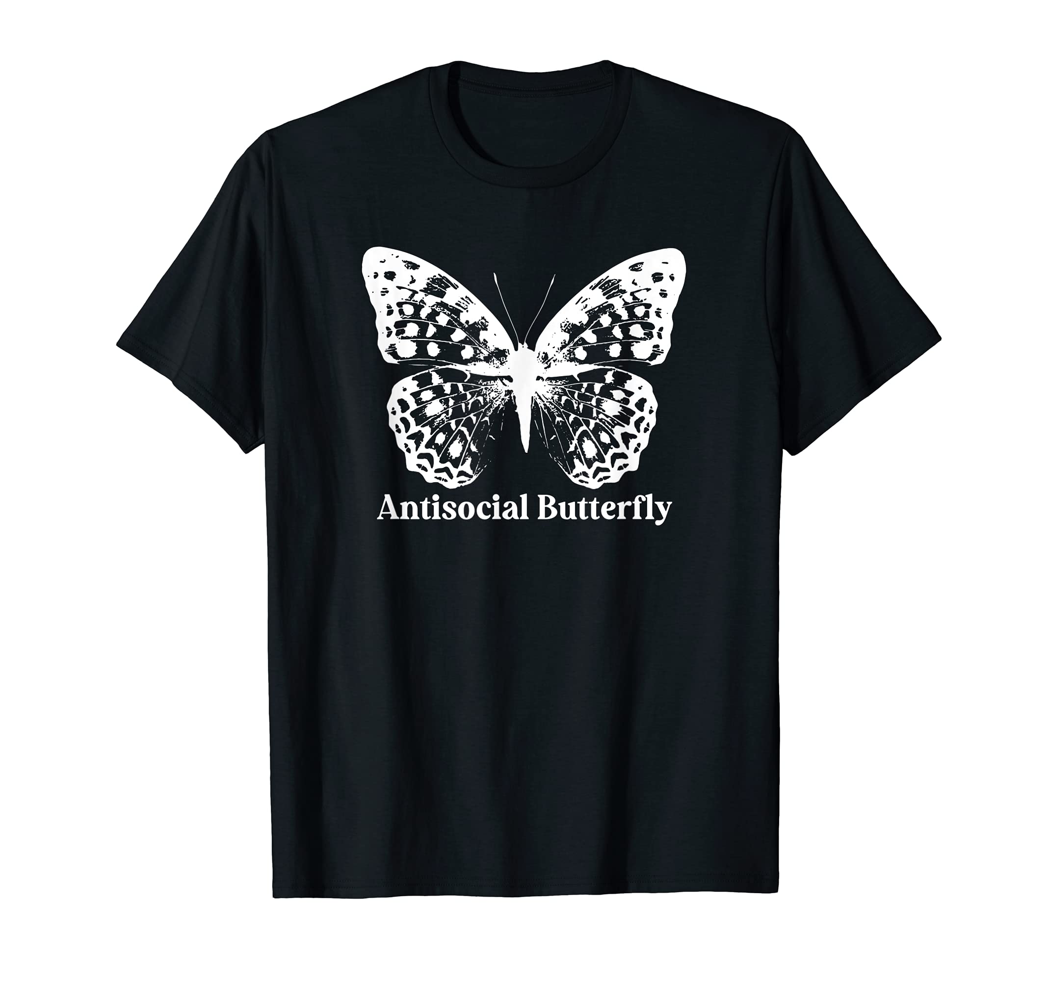 Antisocial Butterfly T-Shirt - Aesthetic Graphic Men Women - T-Shirt, Sweatshirt, Hoodie