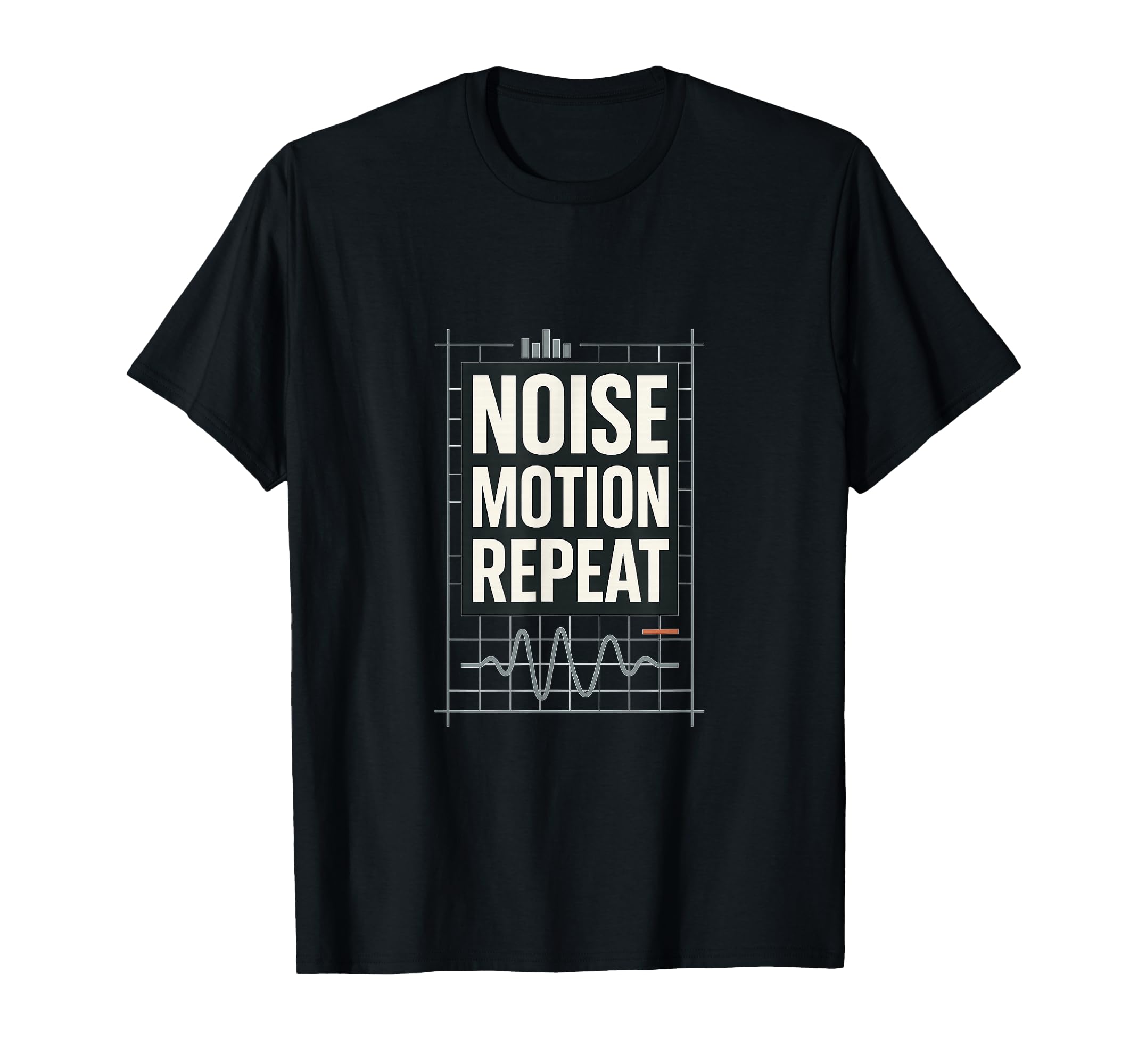 Noise Motion Repeat T-Shirt - Custom Art Print Unisex - T-Shirt, Sweatshirt, Hoodie