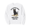 Read Banned Books Drink Coffee Sweatshirt - Streetwear Style Men Women - T-Shirt, Sweatshirt, Hoodie