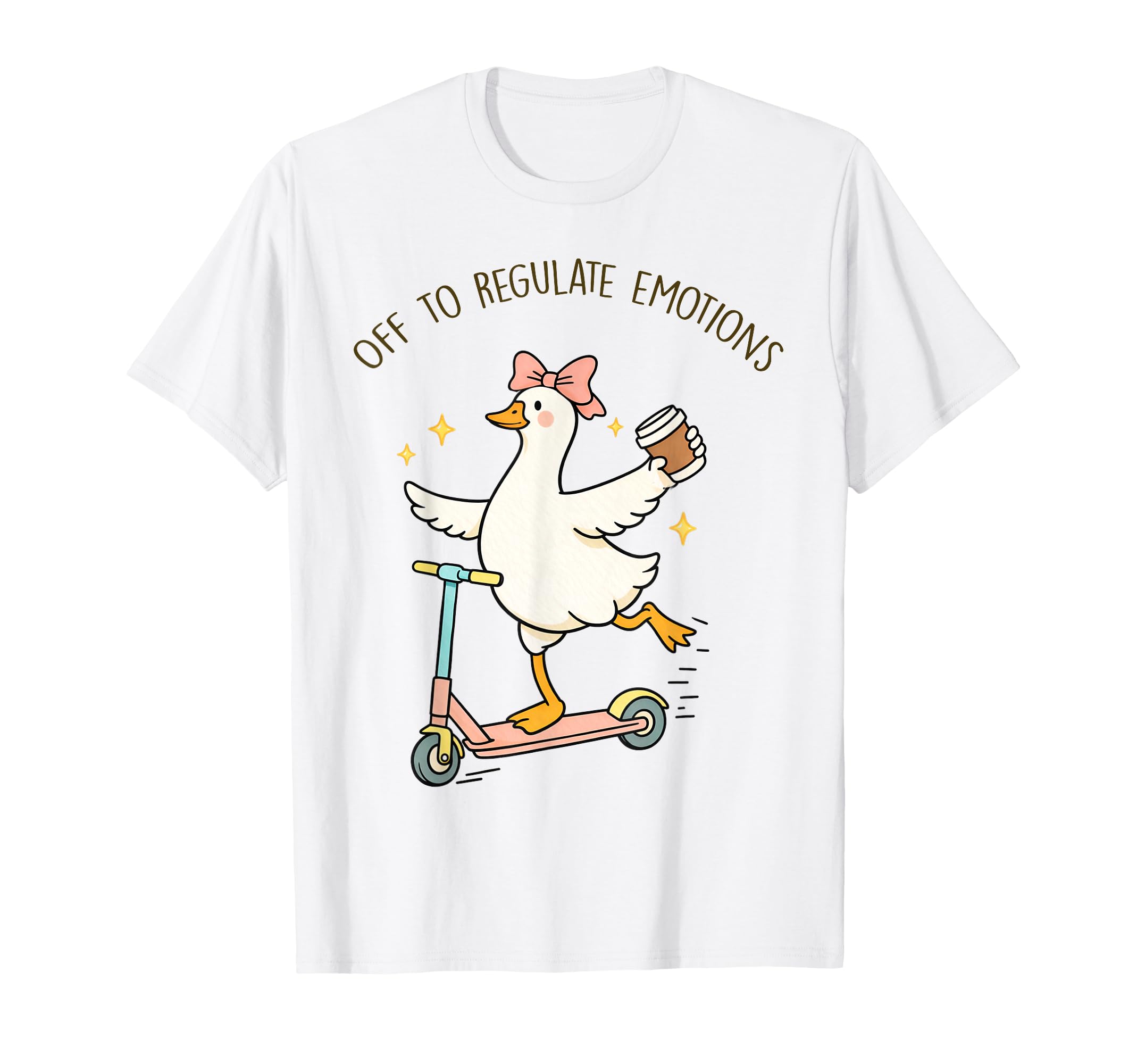 Off To Regulate Emotions Goose Funny T-Shirt - Unique Graphic Men Women - T-Shirt, Sweatshirt, Hoodie