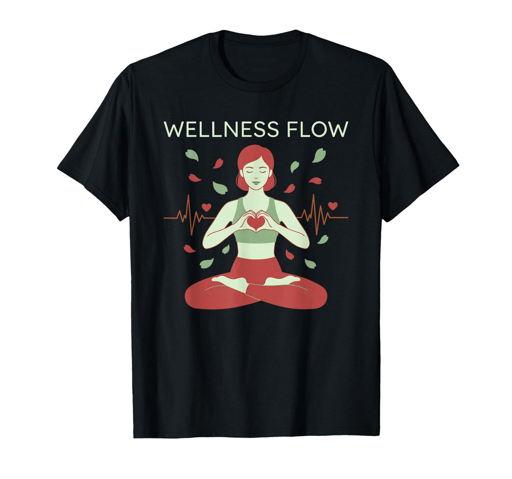 Spiritual Wellness Flow Meditation T-Shirt - Novelty Apparel Men Women - T-Shirt, Sweatshirt, Hoodie