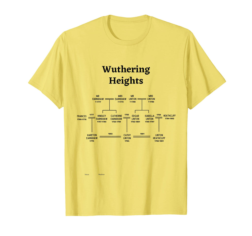 Emily Bronte Wuthering Heights T-Shirt - Streetwear Style for Adults - T-Shirt, Sweatshirt, Hoodie
