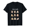 Dog Yoga Poses Practicing Mindfulness T-Shirt - Novelty Apparel Unisex - T-Shirt, Sweatshirt, Hoodie