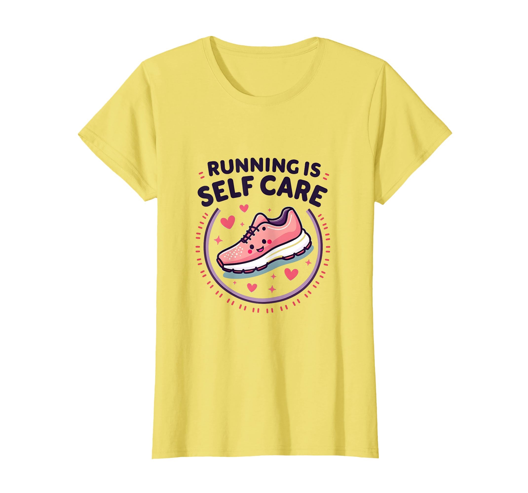 Running Is Self Care Motivational T-Shirt - Minimalist Print Men Women - T-Shirt, Sweatshirt, Hoodie