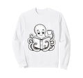 Reading Octopus Book Lover Meme Sweatshirt - Graphic Print Unisex - T-Shirt, Sweatshirt, Hoodie