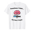 Forgetful Brain Meme Cartoon Kawaii T-Shirt - Minimalist Print Unisex - T-Shirt, Sweatshirt, Hoodie
