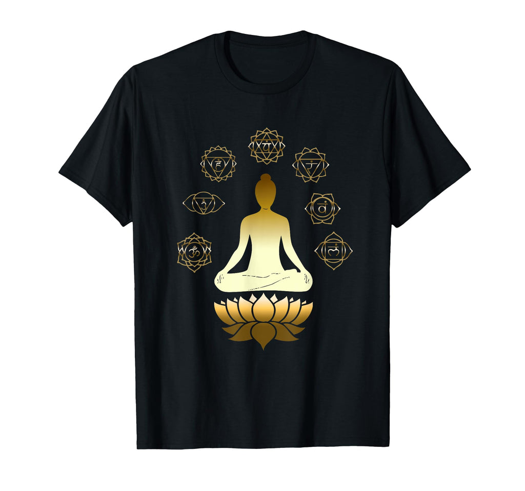 Chakras Zen Meditation Spiritual Yoga T-Shirt - Minimalist Print Unisex - T-Shirt, Sweatshirt, Hoodie