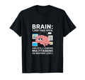 Brain 1000 Tabs Open Multitasking T-Shirt - Aesthetic Graphic Men Women - T-Shirt, Sweatshirt, Hoodie
