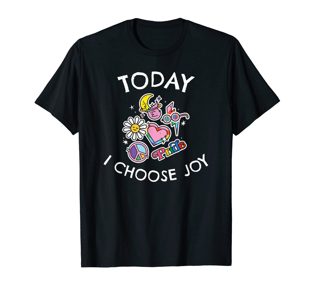 Today I Choose Joy Inspirational T-Shirt - Minimalist Print Men Women - T-Shirt, Sweatshirt, Hoodie