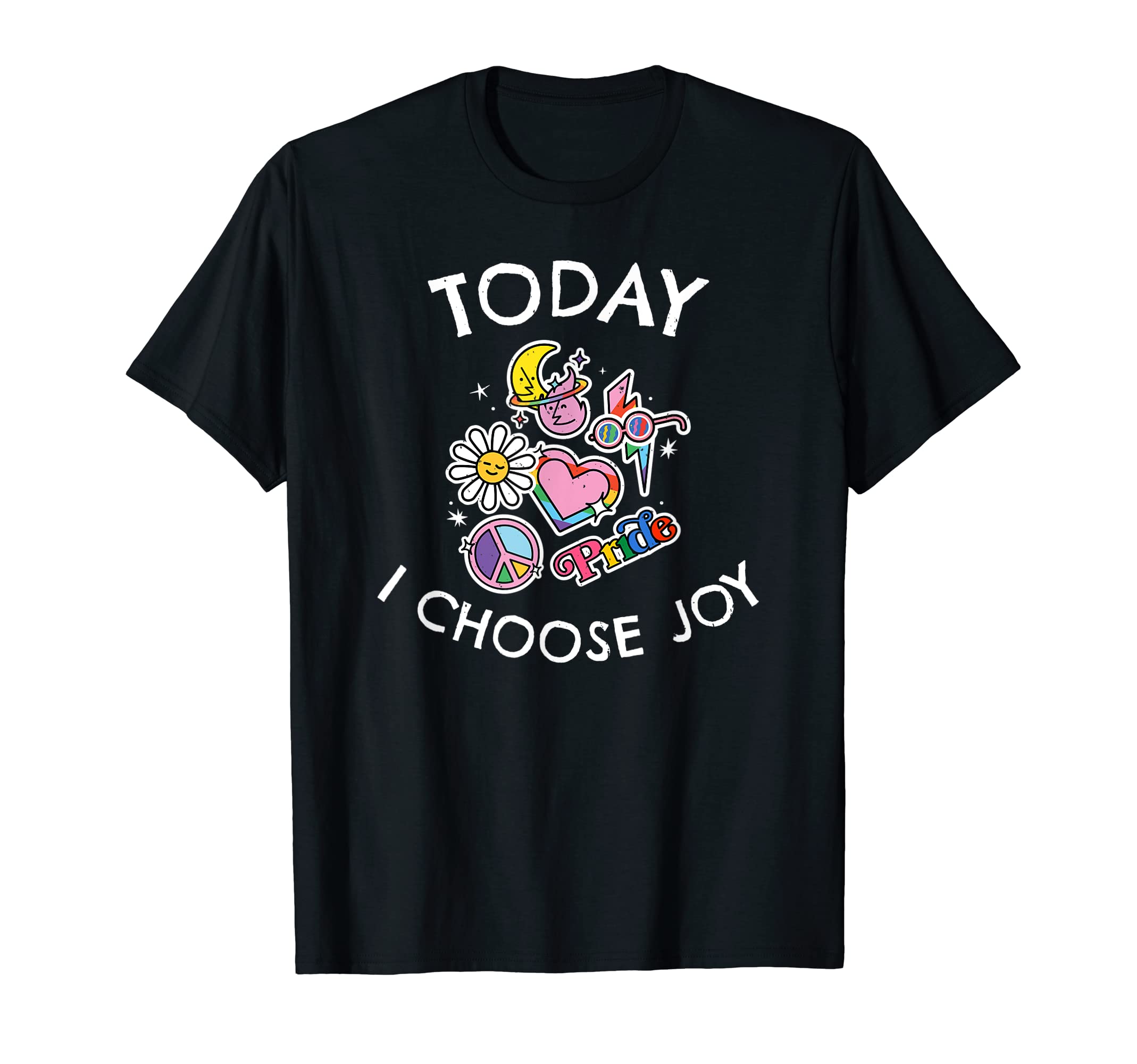 Today I Choose Joy Inspirational T-Shirt - Minimalist Print Men Women - T-Shirt, Sweatshirt, Hoodie
