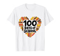 100 Days Books Reading Teacher 100Th Day T-Shirt - Unique Graphic Unisex - T-Shirt, Sweatshirt, Hoodie
