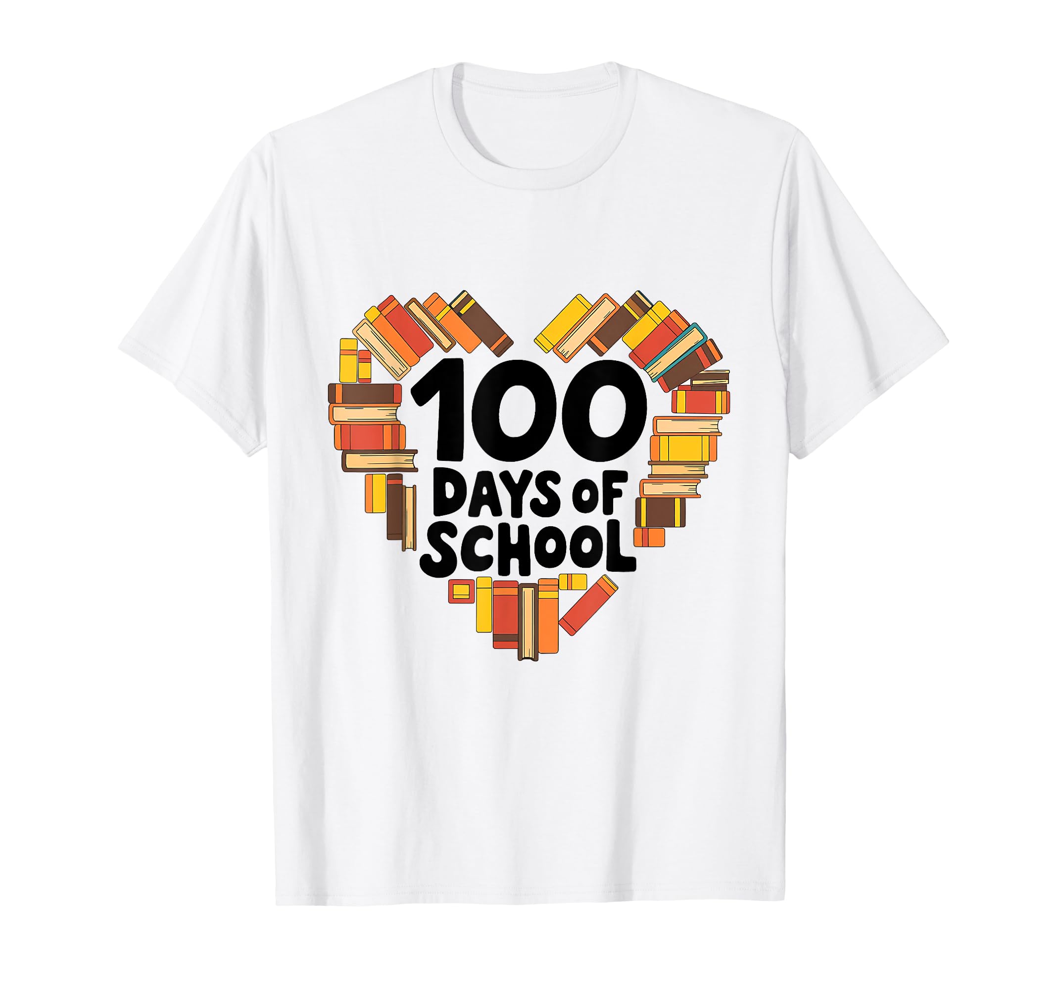 100 Days Books Reading Teacher 100Th Day T-Shirt - Unique Graphic Unisex - T-Shirt, Sweatshirt, Hoodie