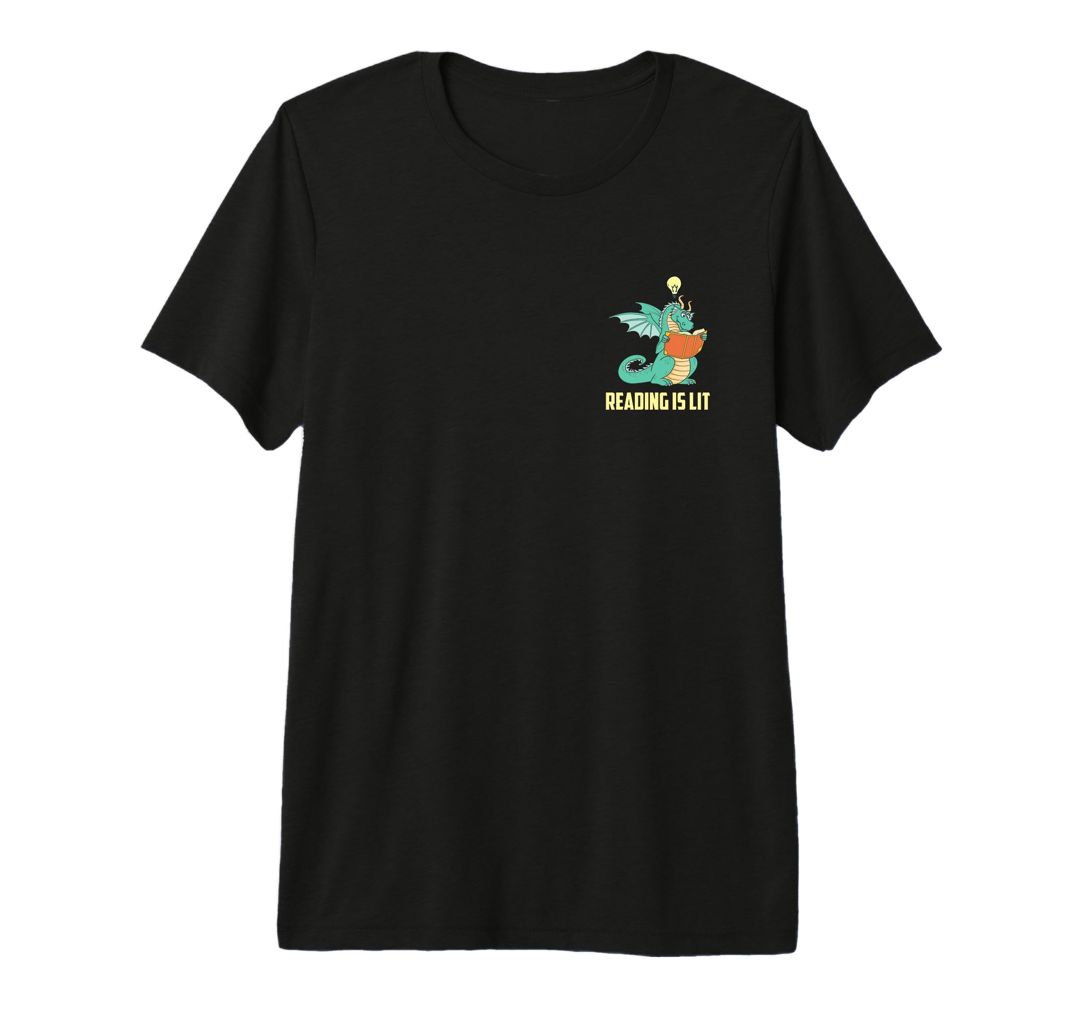 Reading Is Lit Book Dragon Fantasy T-Shirt - Novelty Apparel Men Women - T-Shirt, Sweatshirt, Hoodie