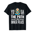 Morning Meditation Bliss Yoga T-Shirt - Minimalist Print Men Women - T-Shirt, Sweatshirt, Hoodie
