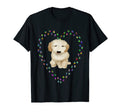 Doodle Golden Puppy Love Heart Dog T-Shirt - Streetwear Style for Adults - T-Shirt, Sweatshirt, Hoodie