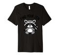 Meditating Raccoon Peace Serenity T-Shirt - Minimalist Print Unisex - T-Shirt, Sweatshirt, Hoodie