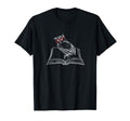 Owl Reading Books Literature Forest T-Shirt - Aesthetic Graphic for Adults - T-Shirt, Sweatshirt, Hoodie