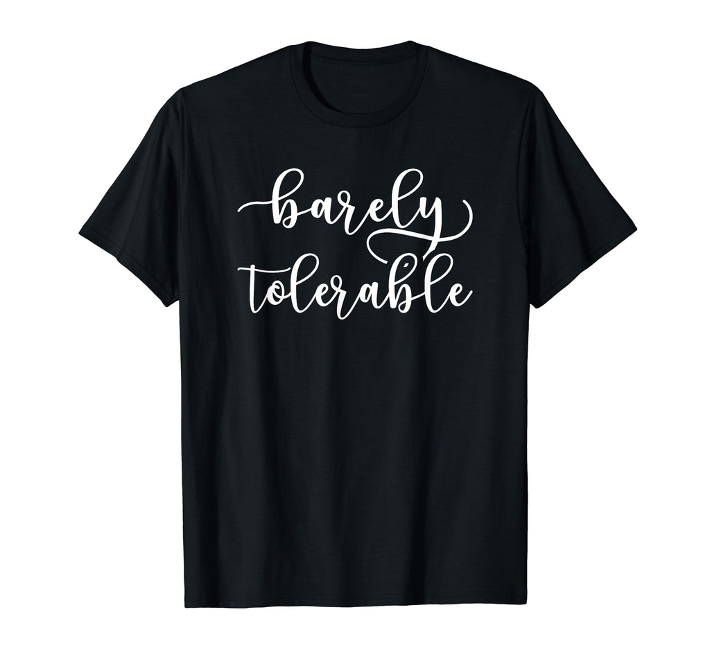 Barely Tolerable Elizabeth Bennet T-Shirt - Unique Graphic for Adults - T-Shirt, Sweatshirt, Hoodie